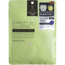 Quality 1st Маска с маслом чайного дерева Derma Laser Super Tea Tree 100, 7 шт
