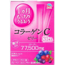 Earth Японський питний колаген у формі желе зі смаком лісових ягід Collagen C Jelly 310 г на 31 день