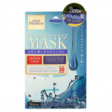 Japan Gals Pure5 Essence Premium маска для лицa c тремя видами гиалуроновой кислоты 30 шт